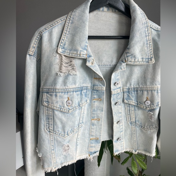 Cropped jean jacket - Picture 5 of 5